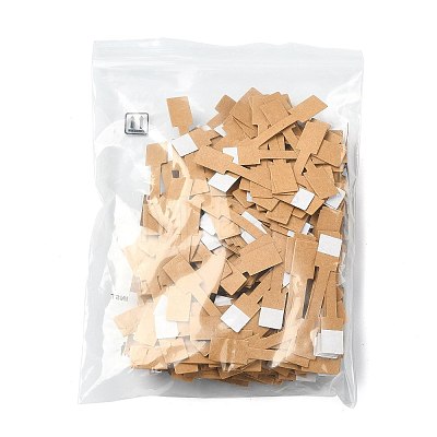500Pcs 4 Styles Folding Blank Paper Jewelry Price Tags CDIS-FS0001-33-1