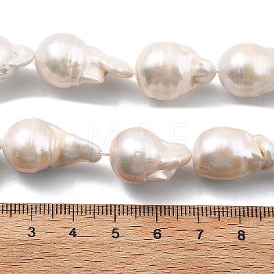 Natural Nucleated Pearl Beads Strands PEAR-B004-15I-04A-1
