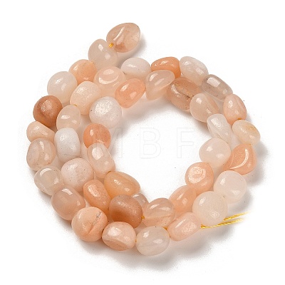 Natural Pink Aventurine Beads Strands G-P497-01E-82A-1