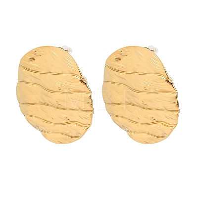 304 Stainless Steel Stud Earrings EJEW-C183-01G-1