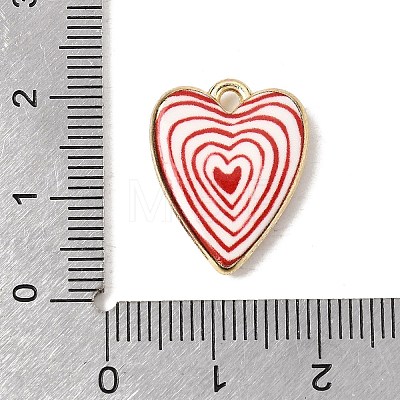 Printed Alloy Pendants ENAM-F160-07C-G-1