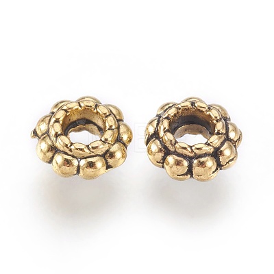 Tibetan Style Alloy Spacer Beads GLF1565Y-NF-1