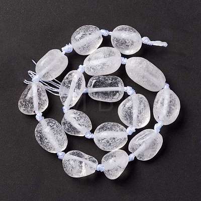 Natural Quartz Crystal Beads Strands G-B024-16-1