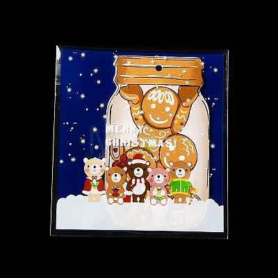 Christmas Theme Plastic Bakeware Bag OPP-Q004-04E-1