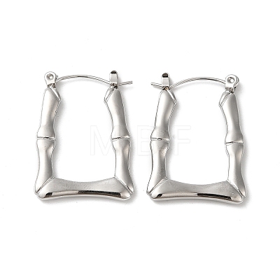 Non-Tarnish 304 Stainless Hoop Earrings for Women EJEW-Z026-36P-1