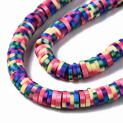 Handmade Polymer Clay Beads Strands CLAY-N008-010L-A-1