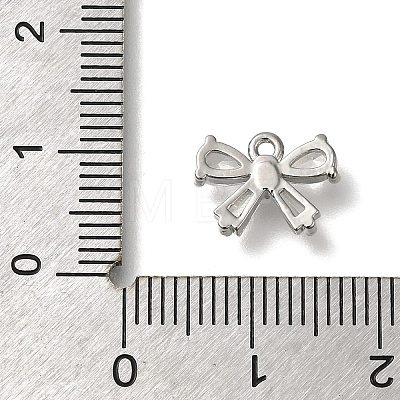 Rack Plating Brass Micro Pave Cubic Zirconia Charms KK-M014-02D-P-1