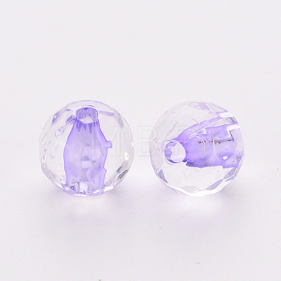 Transparent Acrylic Beads TACR-S154-11A-47-1