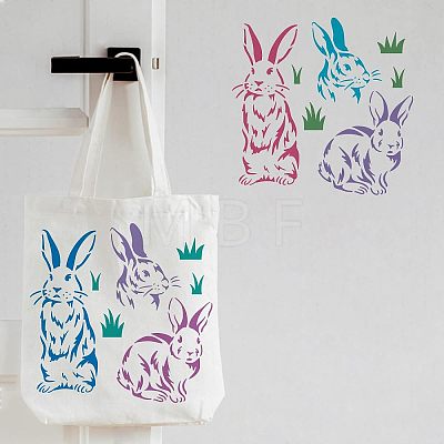 Plastic Reusable Drawing Painting Stencils Templates DIY-WH0172-476-1