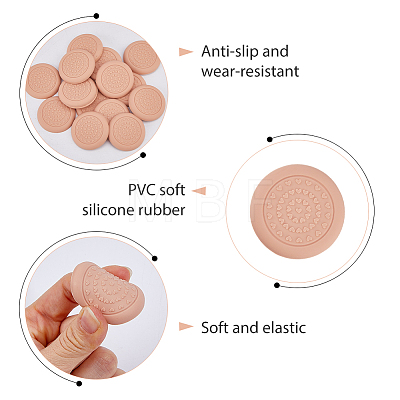 2 Sets Silicone Furniture Pad AJEW-DC0004-09A-1