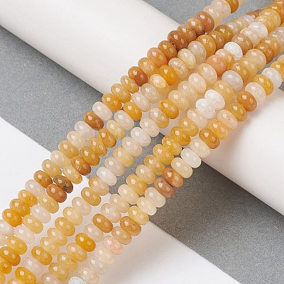 Natural Topaz Jade Beads Strands G-H292-A14-02-1