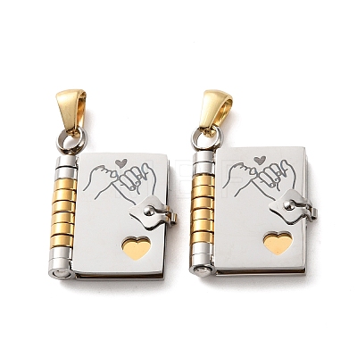 304 Stainless Steel Pendants SA-CBA694E-01GP-04-1