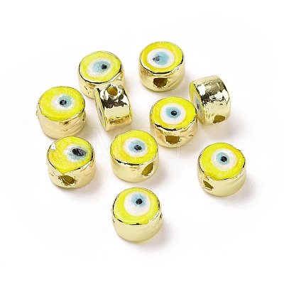 Handmade Evil Eye Lampwork Beads LAMP-P057-05G-05-1