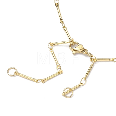 Brass Bar Necklsces NJEW-JN04835-1