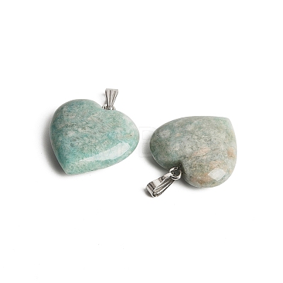 Natural Amazonite Pendants G-G956-B82-1