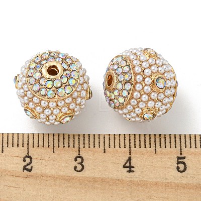 Alloy Rhinestone Beads FIND-E044-29G-1
