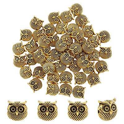 50Pcs Tibetan Style Alloy Beads FIND-PH0036-17AG-1