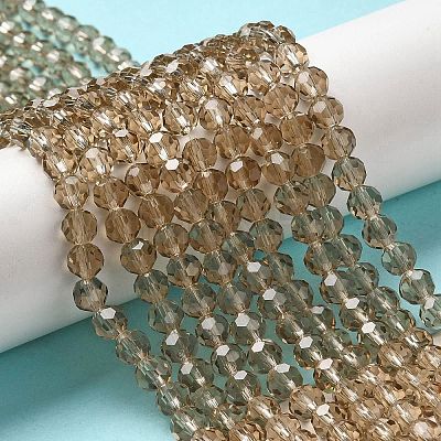 Transparent Glass Beads LS-EGLA-A035-T6mm-D16-1