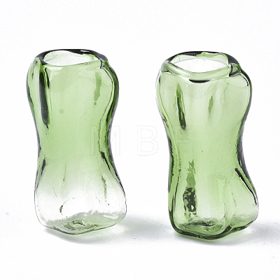 Semi-manual Blown Glass Bottles GLAA-R213-01B-1