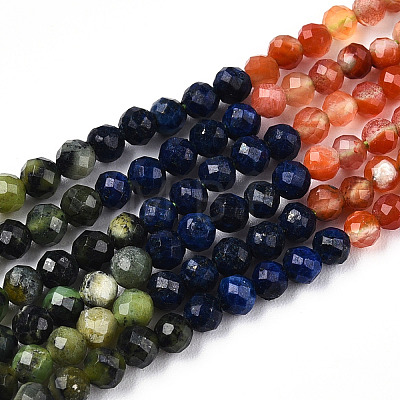 Natural Mixed Gemstone Beads Strands G-D080-A01-02-16-1