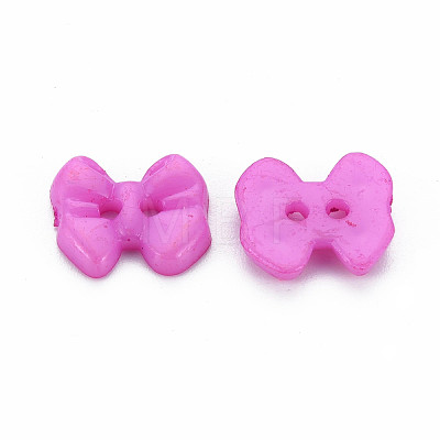 2-Hole Plastic Buttons BUTT-N018-004-1