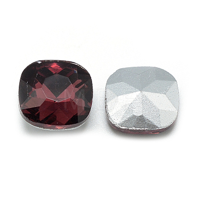 Pointed Back Glass Rhinestone Cabochons RGLA-T032-10x10mm-18-1