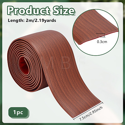 Wood Grain PVC Edge Banding Tape DIY-WH0591-570A-1