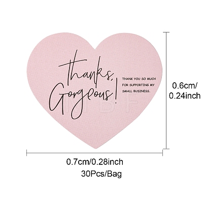 1 Bag Coated Paper Thank You Greeting Card DIY-FS0007-87-1