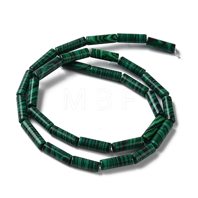 Synthetic Malachite Beads Strands G-D077-E02-1