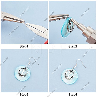 DIY Navigation Themed Earring Making Kits DIY-SC0001-99-1