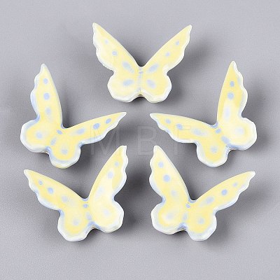 Handmade Porcelain Beads PORC-Q008-01B-1
