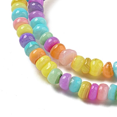 Dyed Natural Freshwater Shell Beads Strands BSHE-G039-07G-1