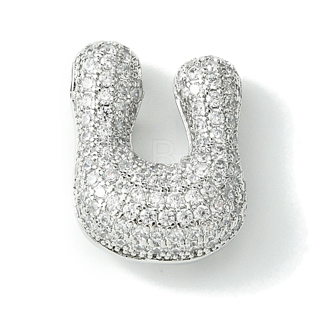Rack Plating Brass Cubic Zirconia Pendants KK-S378-02P-U-1