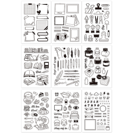 Acrylic Stamps DIY-GL0001-27-1