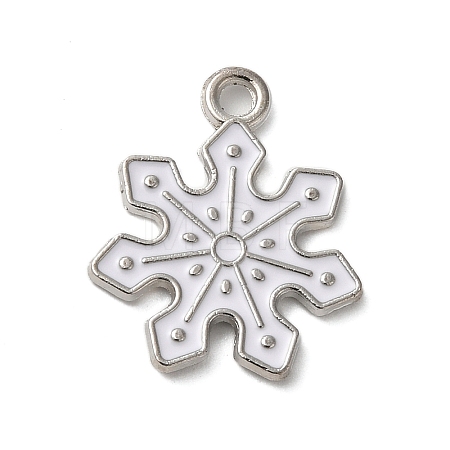 Winter Theme Alloy Enamel Pendants ENAM-M002-05U-P-1