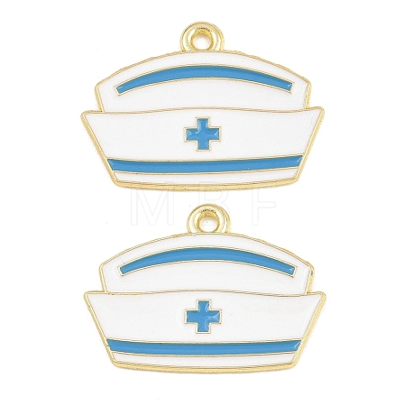 Medical Theme Alloy Enamel Pendants AL-CBA2919-03G-05A-1