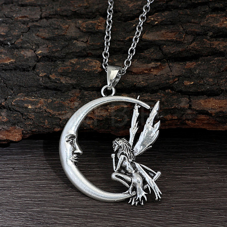 Tibetan Style Zinc Alloy Pendant Necklaces for Women FS-WGBD114-03-1