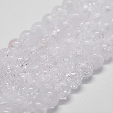 Natural Crackle Quartz Beads Strands G-D840-01-6mm-1