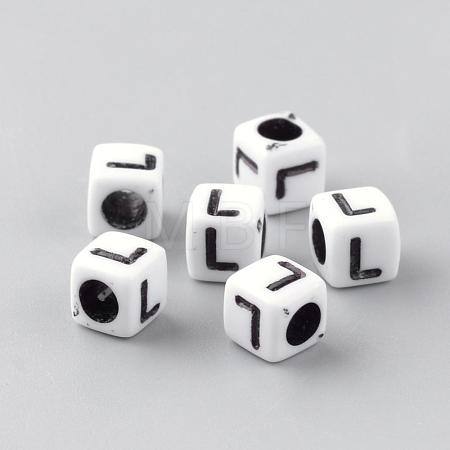 Opaque Acrylic Beads SACR-Q188-02L-1