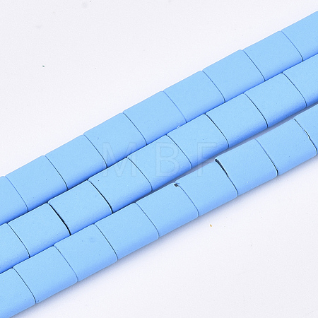 Spray Painted Non-magnetic Synthetic Hematite Beads G-T116-07-03-1