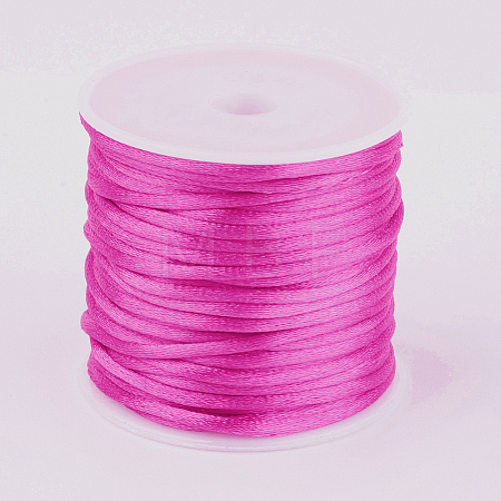 Nylon Satin Rattail Cords NWIR-L006-1mm-15-1