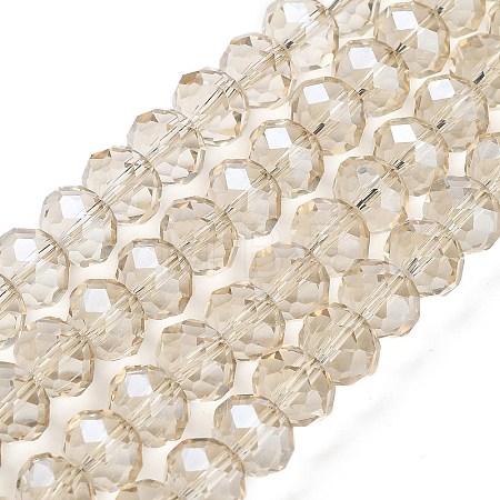 Handmade Imitate Austrian Crystal Faceted Rondelle Glass Beads X-G02YI0P3-1