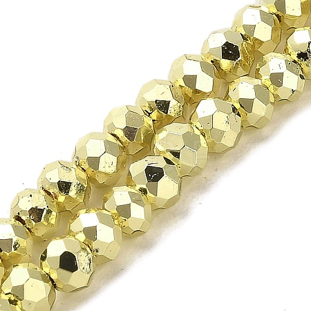 Electroplate Glass Beads Strands EGLA-D030-15B-03-1