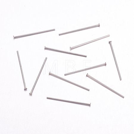 Tarnish Resistant 304 Stainless Steel Flat Head Pins X-STAS-F117-58P-1.8x25-1