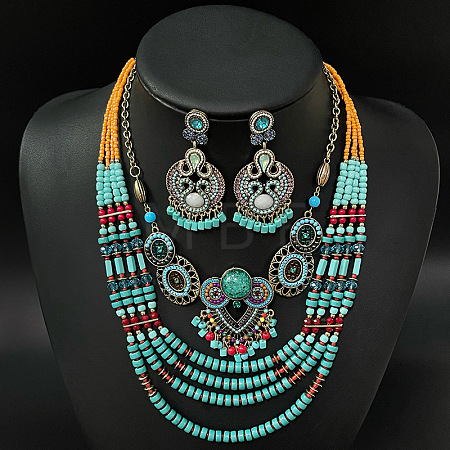 Turquoise Jewelry Sets FS-WG1F001-01-1