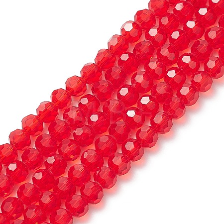 Transparent Glass Bead Strands GLAA-G013-8mm-98-1
