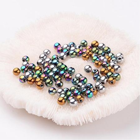 Non-Magnetic Synthetic Hematite Beads X-G-S096-4mm-M-1