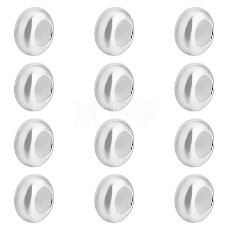 12Pcs 925 Sterling Silver Beads STER-DR0001-25C-1