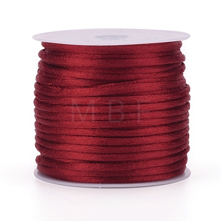 Nylon Satin Rattail Cords NWIR-L006-1mm-05-1
