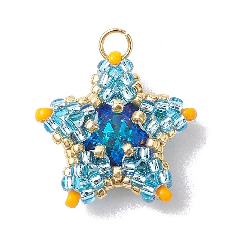 TOHO Seed Beads Pendants PALLOY-MZ00177-02-1
